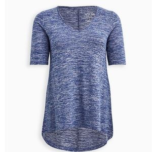 Torrid blue high/ low tunic NWT